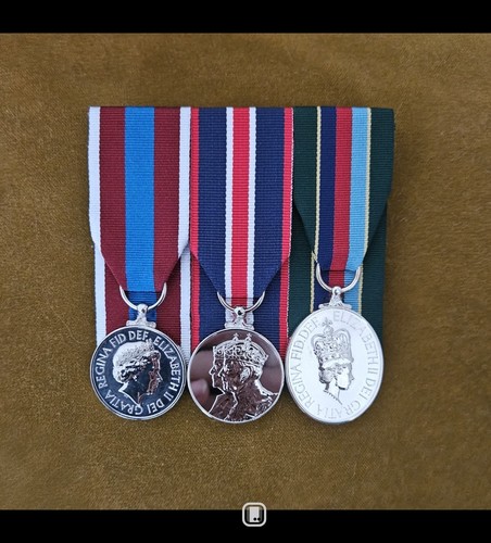 Miniature medals supplied - miniature,