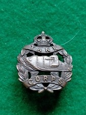 Rare WW1 Tank Corps Officers Service Dress Collar Badge cheap price!!