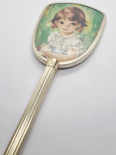 Vintage 1960s hand held mirror - hand,