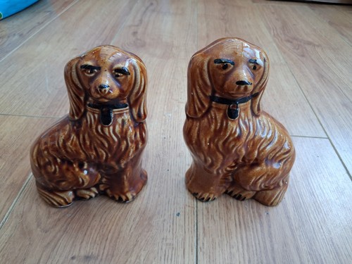 Vintage pair staffordshire - pair,