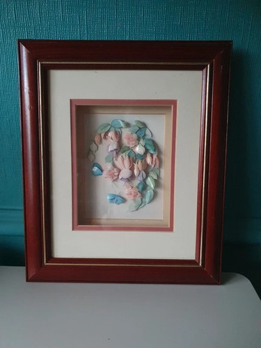 Handmade decoupage framed art - decoupage,