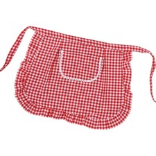 Ruffled Waist Apron with Pocket Women Kitchen Baking Cooking Apron Serving Apron