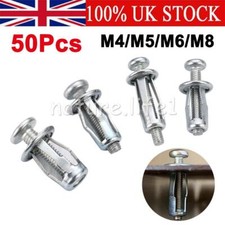 50pcs M4 M5 M6 Jack Nuts Car