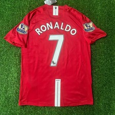 Ronaldo #7 Man United Home Retro Premier League 07/08 Small