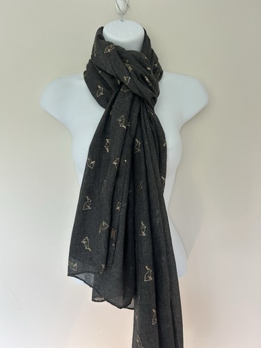Joules large grey scarf grey
