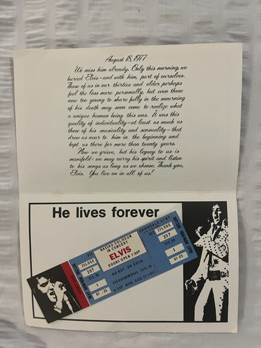 Rare commemorative elvis - rare,