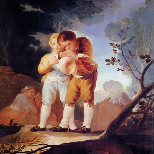 Francisco goya boy blowing - goya,