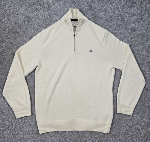 Gant mens cotton half - mens, zip