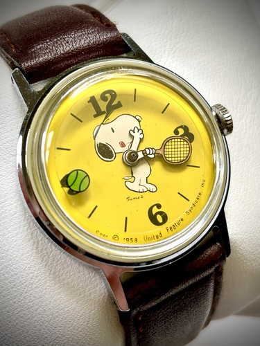 Vintage timex snoopy tennis - timex,