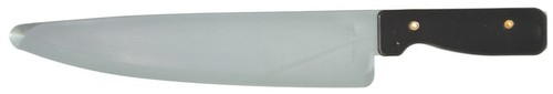 Plastic kitchen knife - plastic, straight