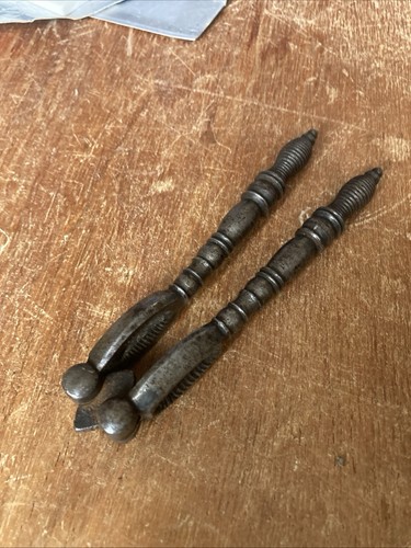 Nice pair victorian metal - pair, of