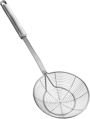 Brown feather strainer skimmer - feather,