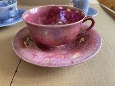 Large Ruskin Cup And Saucer