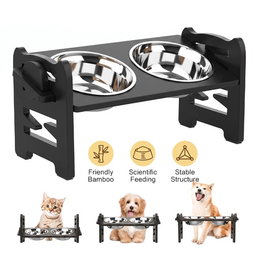 Large dog food feeding stand - feeding,