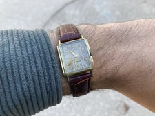 Vintage 1940s Girard Perregaux Mens 10k Gold Filled Mechanical Watch RUNS WELL