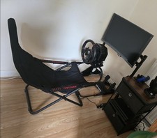 Playseat Challenge Actifit Black Foldable Gaming Racing Chair Seat