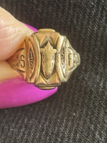 10k gold jostens vintage - 10k,