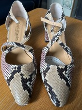 Russell and Bromley Pink multi colour snake print shoes (Xtra) EU size 39.5