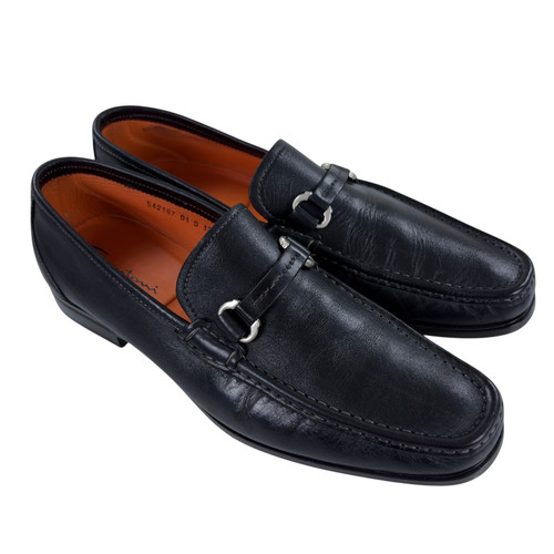 Santoni horesbit loafers shoes - santoni,