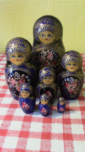 Set russian cobalt - of,