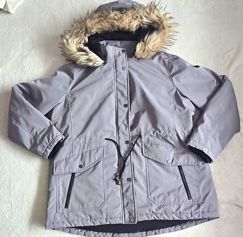 Primark grey parka coat - parka, uk
