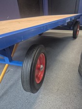 Flatbed Turntable Trolley - 1000 kg Load Limit