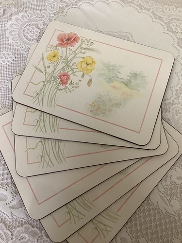 Placemats wild flowers - 6,
