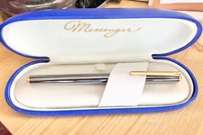 Messenger Ball Point Pen With Blue Ink Boxed VGC