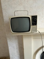 Very nice looking retro 1970s 12 inch CRT (cathode ray tube) TV - not working.