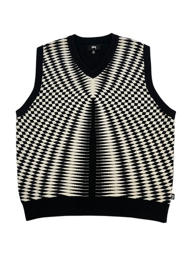 Stussy checkered patterned - checkered,