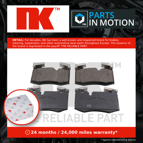 Brake pads set - set, fits