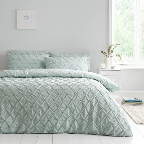 Dunelm aster pintuck double - pintuck,