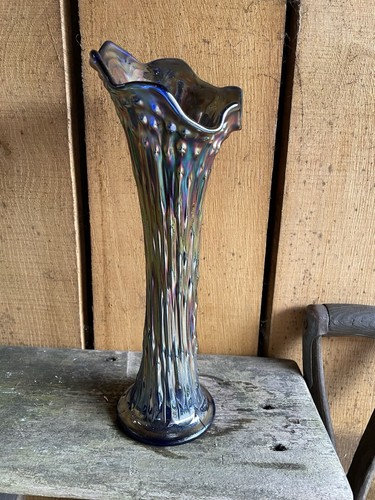 Carnival glass fenton blue - fenton,