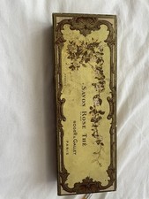 EMPTY vintage box Roger & Gallet Savon Rose Thé (Tea Rose) soap