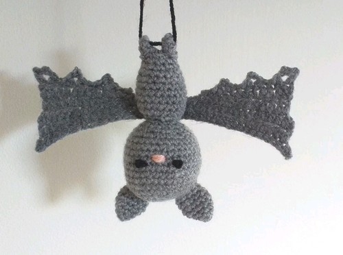 Handmade crochet bat halloween - crochet,