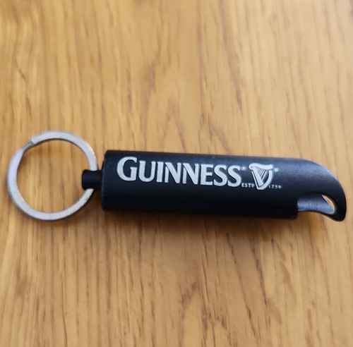 Guinness stout metal bottle - guinness,