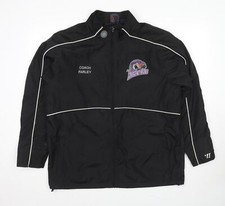 Warrior Mens Black Jacket Size L Zip - Hockey Club