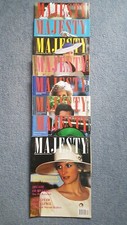 Majesty Magazine. The Monthly Royal Review Volume 10.  8 Issues 1989/1990