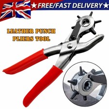 Revolving leather hole punch - leather,