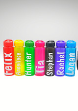 Flip Top Straw Personalised
