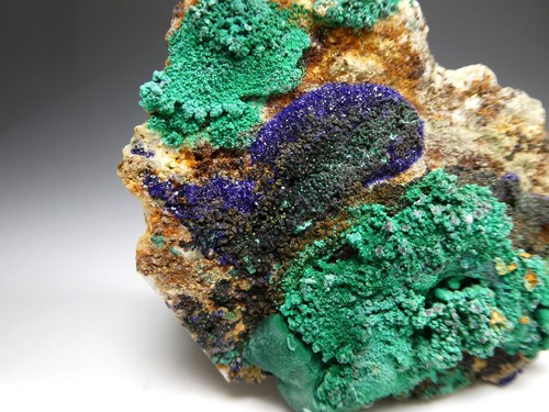 Azurite malachite tynagh - **azurite,