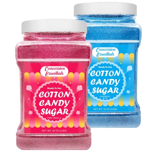 Cotton candy floss - sugar, -pink