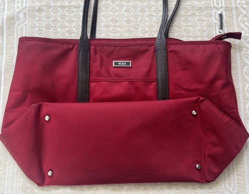 Tumi women red tote - tote, bag