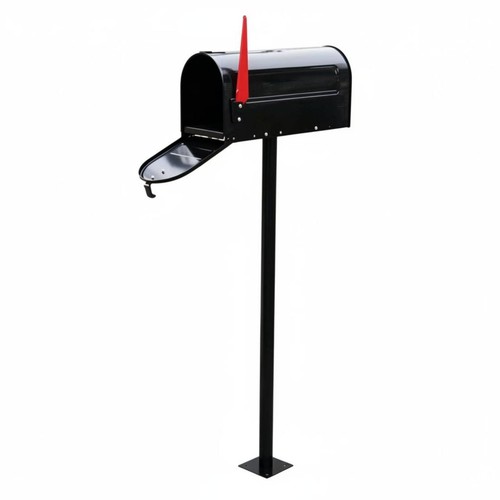 Secure mail box vintage red - secure,