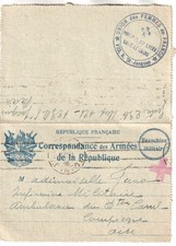France 1916 WW1 Red Cross