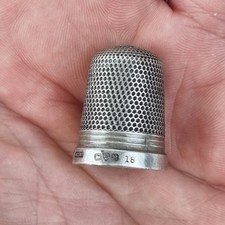 Antique Solid Silver Thimble