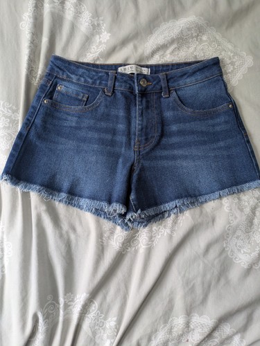 Navy denim shorts size - denim,