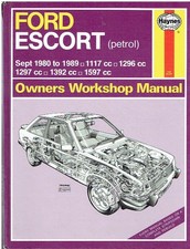 FORD ESCORT MK3 MK4 INCL XR3