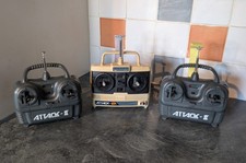 3 Futaba Attack Ripmax Transmitters  27mhz Working.