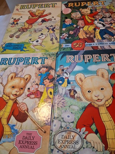 Vintage rupert annuals - vintage,